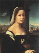 BUGIARDINI, Giuliano Portrait of a Woman oil painting